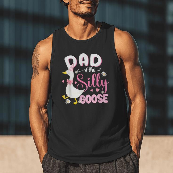 Silly Dad Goose Dad 1st Birthday Family Matching Party Men Tank Top