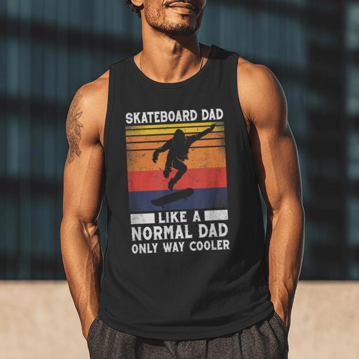 Skateboard Like A Normal Dad Vintage 80S 90S Retro Men Tank Top