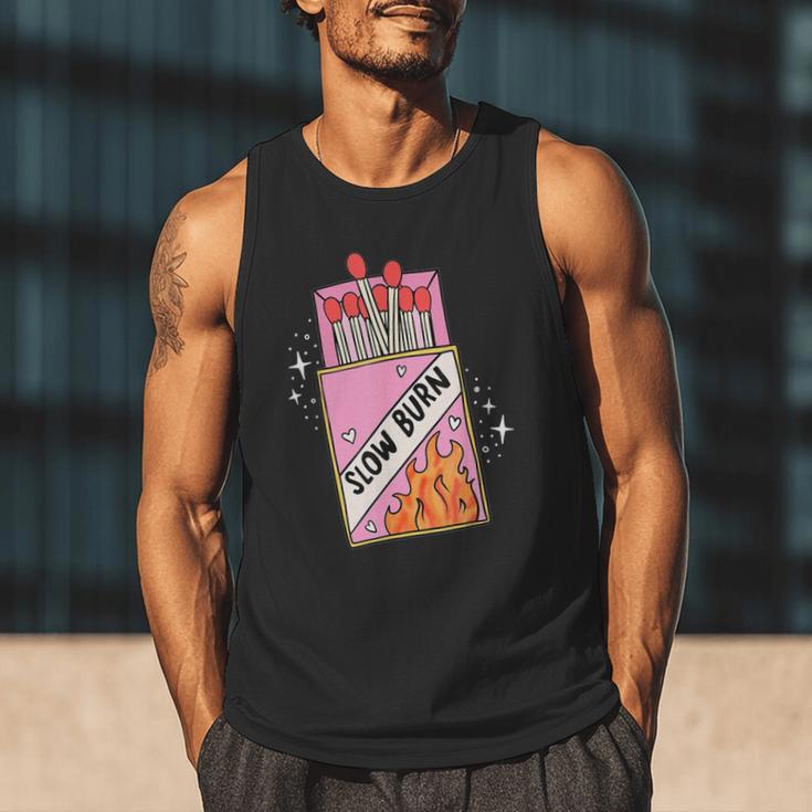 Slow Burn Book Trope Worth The Wait Love Takes Time Men Tank Top