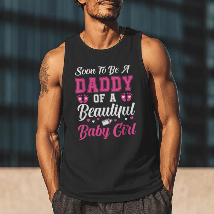 Soon To Be A Daddy Of A Beautiful Baby Girl Baby Shower Men Tank Top