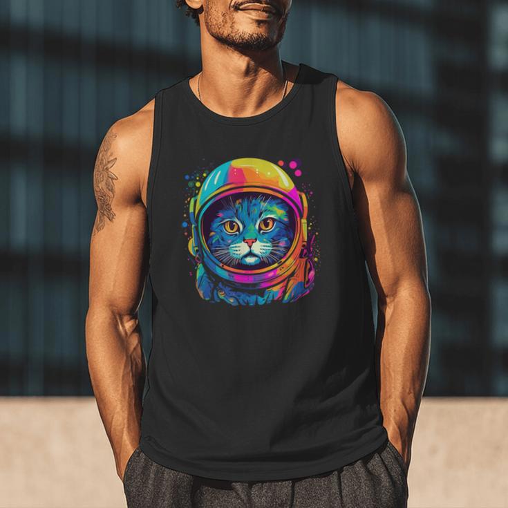 Space Cat Mom Cat Dad Men Women Kids Astronaut Space Men Tank Top Space Cat Mom Cat Dad Men Women Kids Astronaut Space Men Tank Top