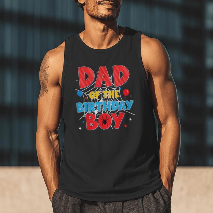 Spider Web Family Matching Dad Of The Birthday Boy Men Tank Top Spider Web Family Matching Dad Of The Birthday Boy Men Tank Top