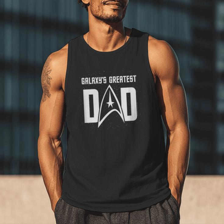 Star Trek Father's Day Galaxy's Greatest Dad Badge Men Tank Top