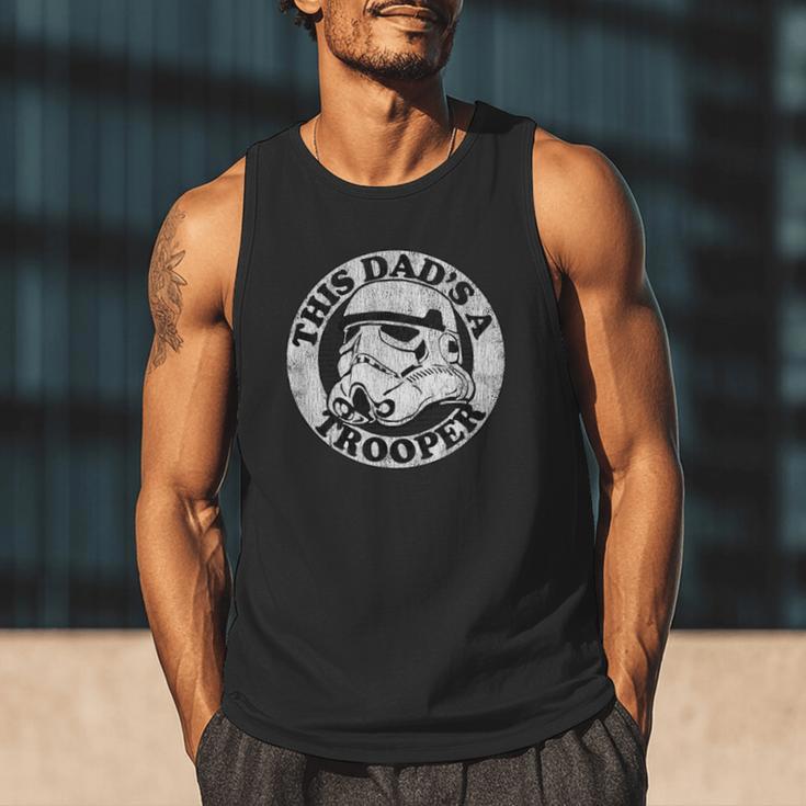 Star Wars Father's Day Stormtrooper This Dad Is A Trooper Circle Men Tank Top