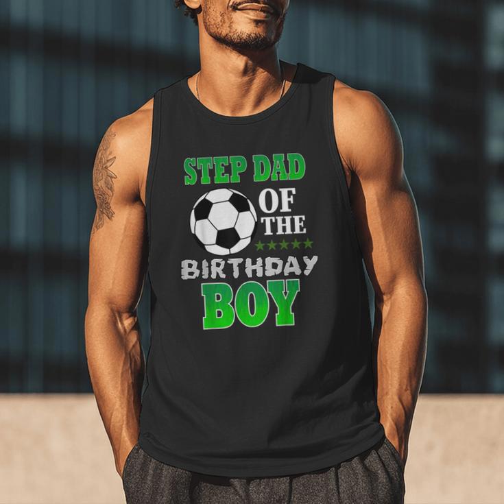 Step Dad Of The Birthday Boy Soccer Stars Outfit Men Tank Top Step Dad Of The Birthday Boy Soccer Stars Outfit Men Tank Top