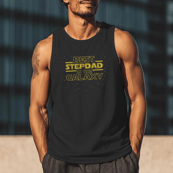 Step Dad Shirt For Stepdad Best Stepdad In The Galaxy Men Tank Top