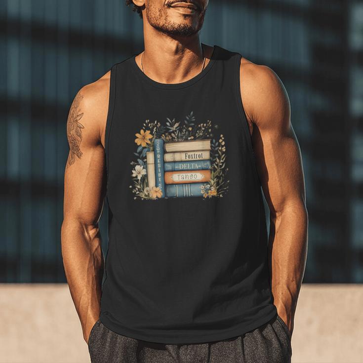 Subtle Book Anti Trump Women Book Loves Retro Men Tank Top