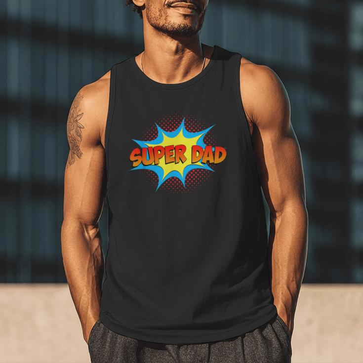 Super Dad Family Matching Superhero Comics Set Fathers Day Men Tank Top
