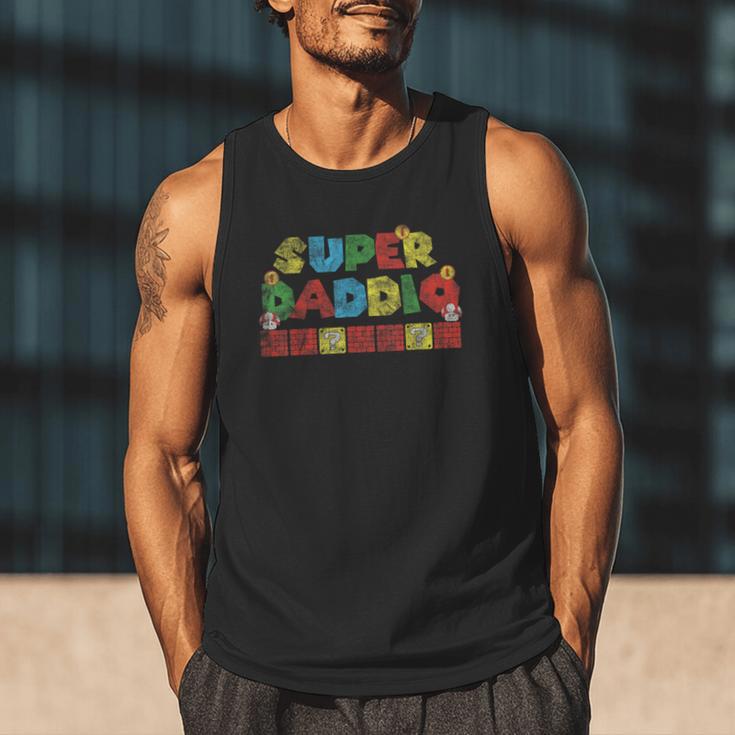 Super Daddio Retro Gamer Dad Style Men Tank Top