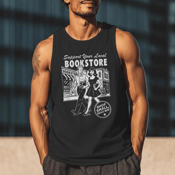Support Your Local Bookstore Reading Book Lover Men Tank Top