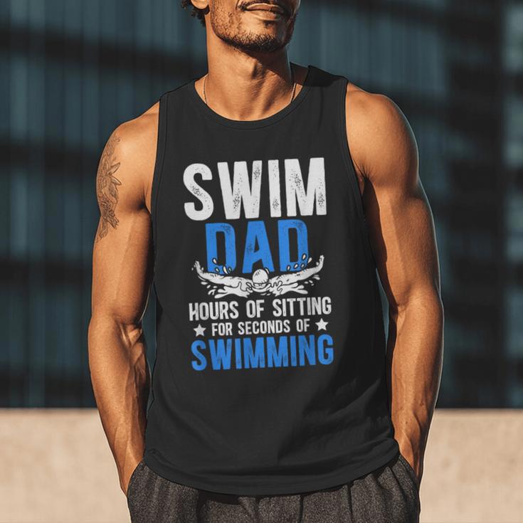 Swim Dad Swimming Dad Of A Swimmer Dad Swim Father Men Tank Top