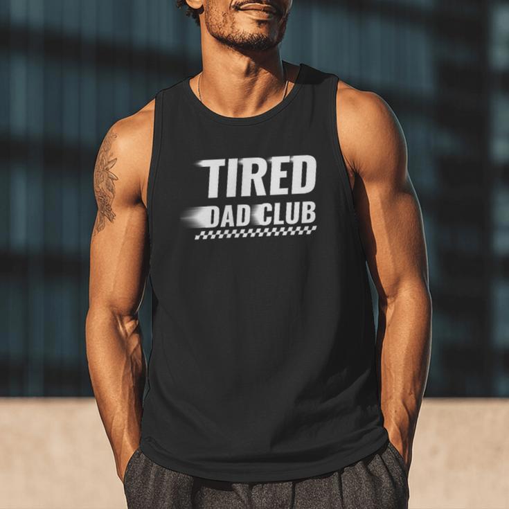 Tired Dad Club Maze Track Back 2 Sided Men Tank Top