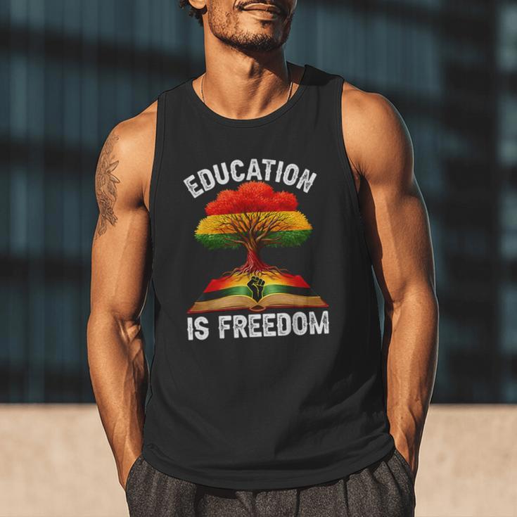 History Education Is Freedom Books Black History Men Tank Top History Education Is Freedom Books Black History Men Tank Top