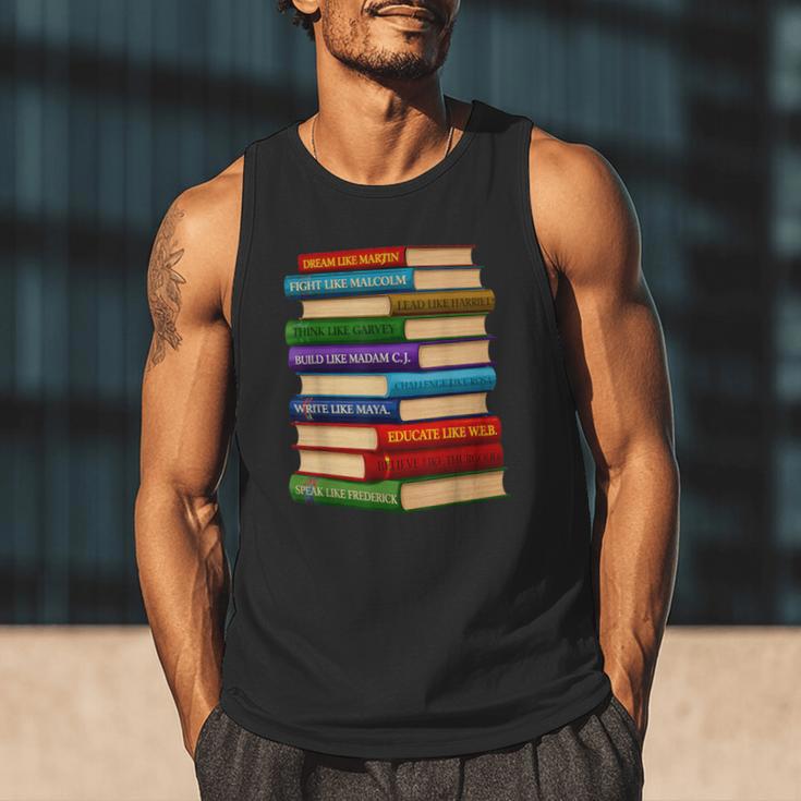 History Month Educated Black Leaders Reading Books Men Tank Top History Month Educated Black Leaders Reading Books Men Tank Top