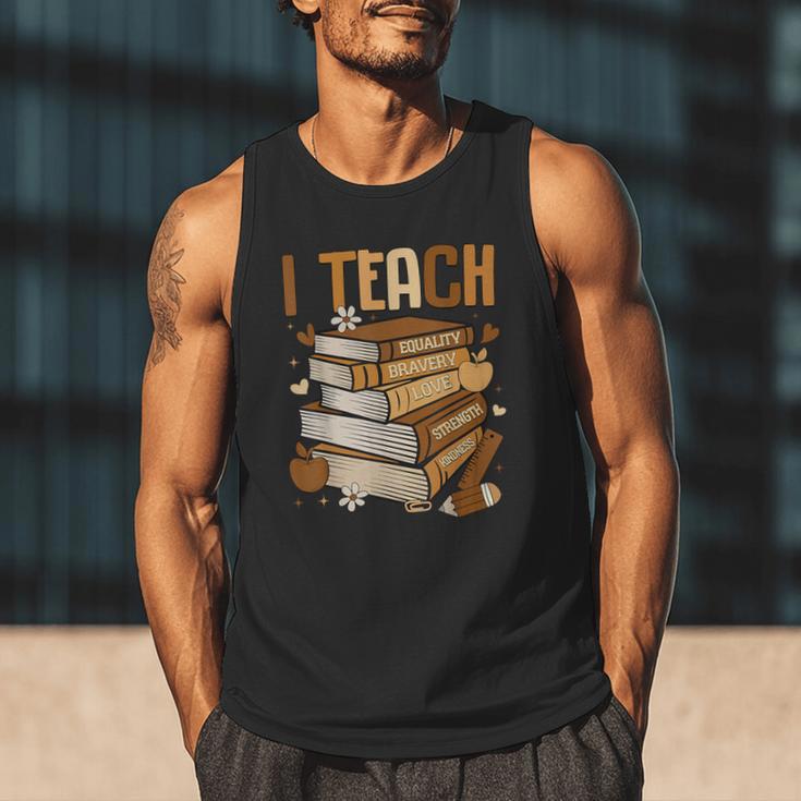 History Month I Teach Melanin Book Black Teacher Men Tank Top History Month I Teach Melanin Book Black Teacher Men Tank Top