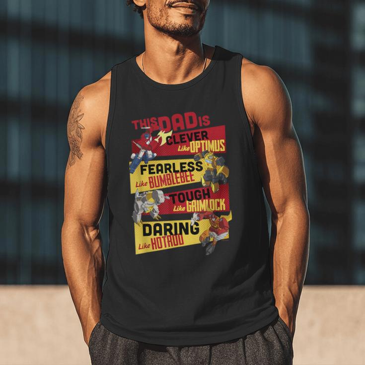 Transformers Father's Day Vintage Autobots Line Up Dad Is Men Tank Top