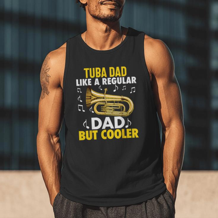 Tuba Player Men Dad Grandpa Marching Band Brass Tubist Men Tank Top