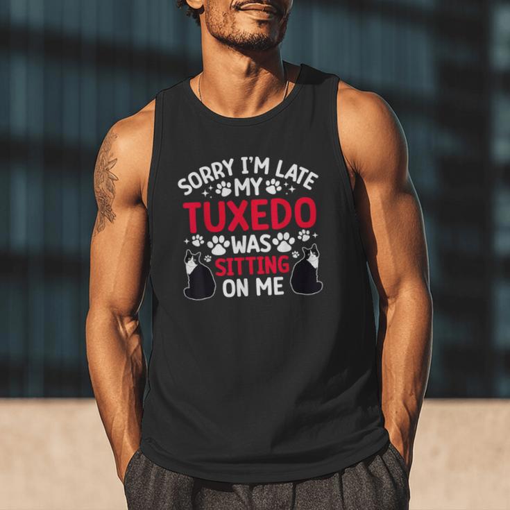 Tuxedo Cat Owner Tuxedo Cat Dad Tuxedo Cat Mom Men Tank Top