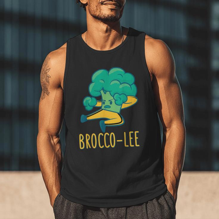 Vegetable Word Game Dad Joke Brocco-Lee Broccoli Men Tank Top Vegetable Word Game Dad Joke Brocco-Lee Broccoli Men Tank Top