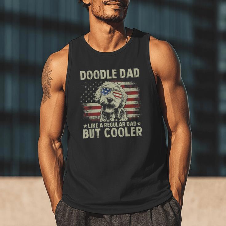 Vintage USA Flag Goldendoodle Doodle Dad Fathers Day Men Men Tank Top Vintage USA Flag Goldendoodle Doodle Dad Fathers Day Men Men Tank Top