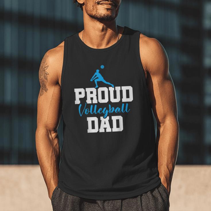 Volleyball Player Team Dad Father Proud Volleyball Dad Men Tank Top