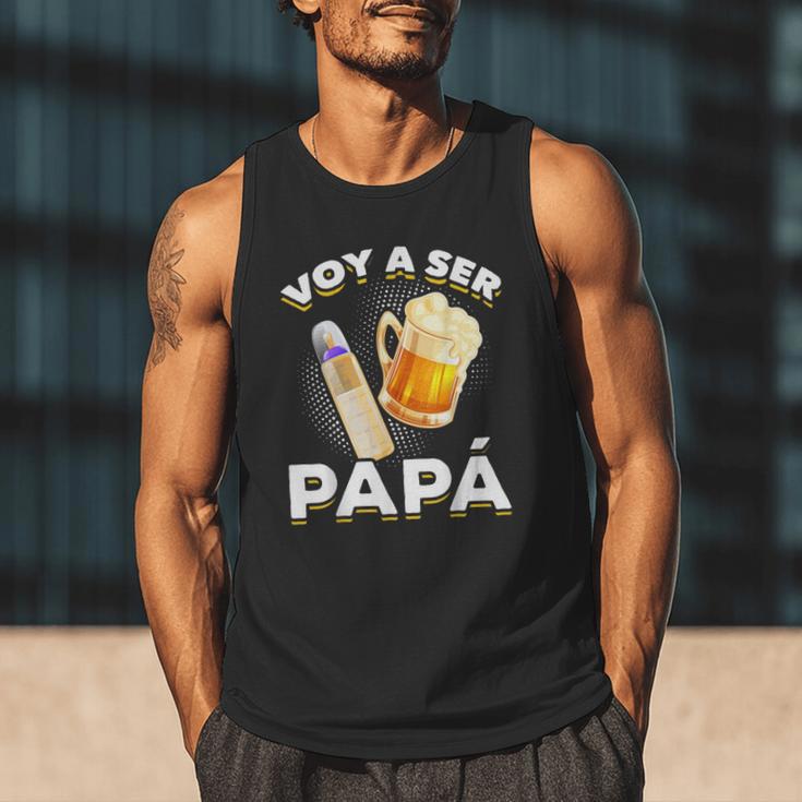 Voy Hacer Papa Ser Papa Voy A Ser Papa Dad To Be In Spanish Men Tank Top