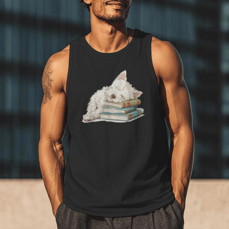 West Highland Terrier Books Dog Breed Westie For Men Women Girls Kids Men Tank Top