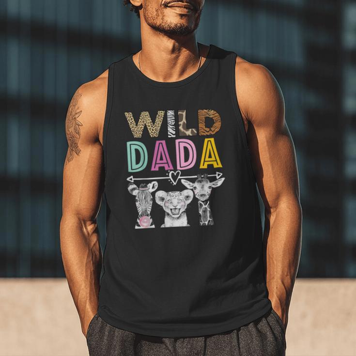 Wild Dada Zoo Theme Birthday Safari Jungle Matching Party Men Tank Top