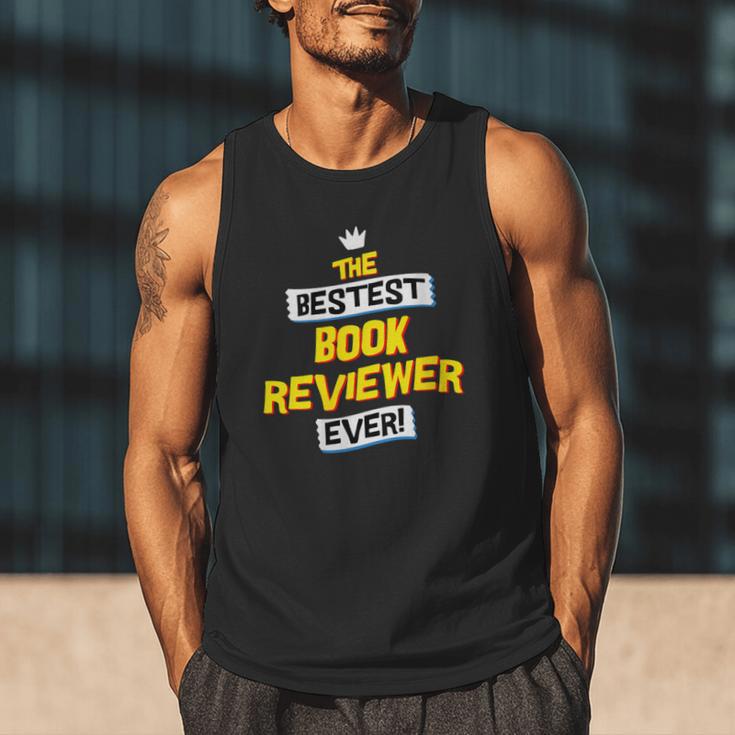 Women's Best Book Reviewer Critic Job Occupation Men Tank Top Women's Best Book Reviewer Critic Job Occupation Men Tank Top