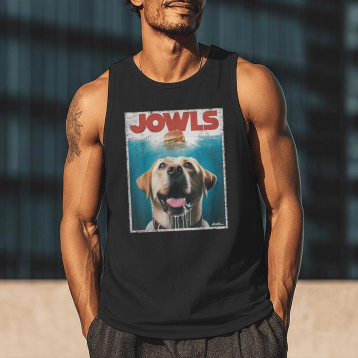 Yellow Lab Jowls Top Labrador Retriever Dog Mom Dad Men Tank Top