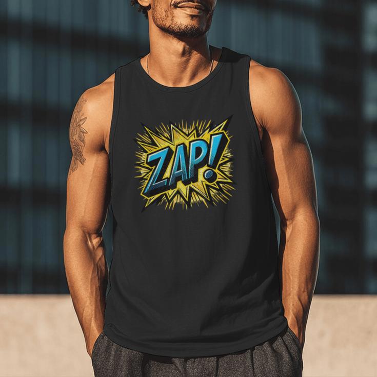 ZAP Comic Book Retro Artwork – Cartoon Collector Men Tank Top