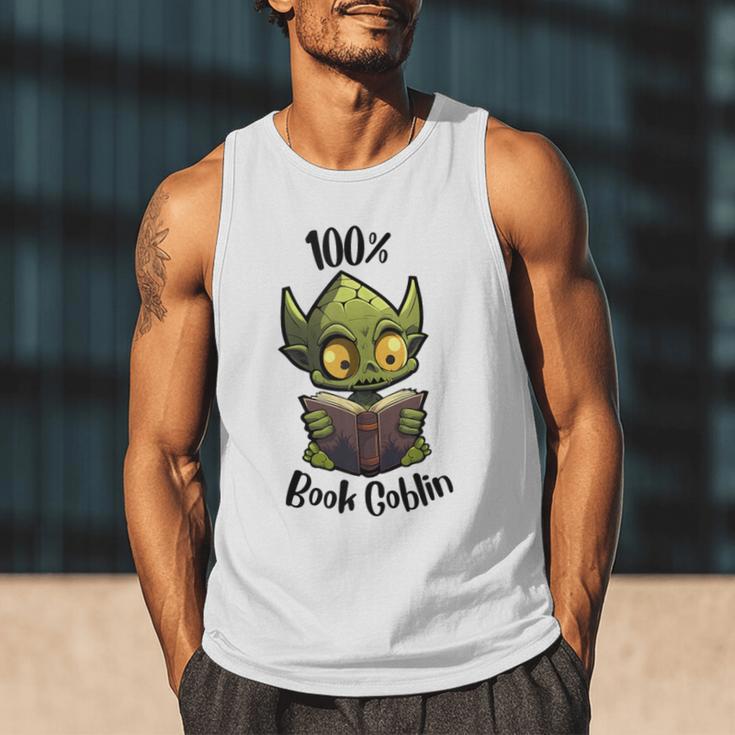 100 Book Goblin Cute Book Reader And Library Lover Men Tank Top 100 Book Goblin Cute Book Reader And Library Lover Men Tank Top