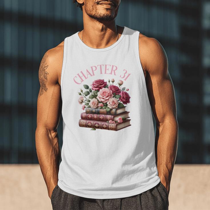 31st Birthday Chapter 31 Birthday Shirt Women Book Lover Men Tank Top 31st Birthday Chapter 31 Birthday Shirt Women Book Lover Men Tank Top