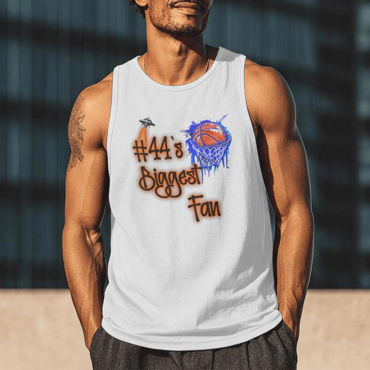 44 Biggest Fan Of Basketball Player Number 44 Dad Mom Men Tank Top 44 Biggest Fan Of Basketball Player Number 44 Dad Mom Men Tank Top