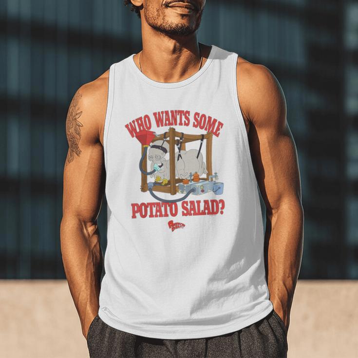 American Dad Who Wants Some Potato Salad Roger Cartoon Men Tank Top