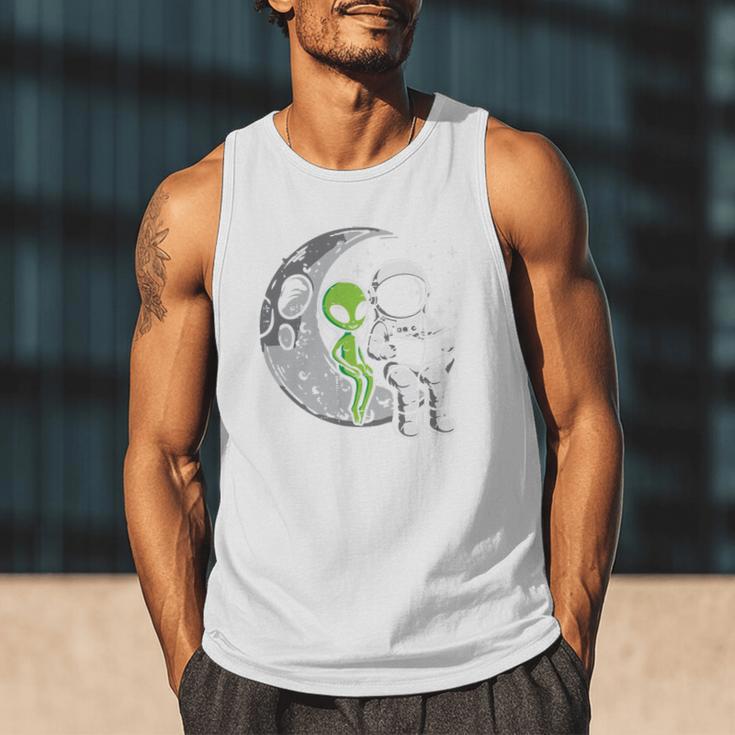 Astronaut Reading Book To Alien Moon Space Women Kids Men Premium Tri-Blend Men Tank Top Astronaut Reading Book To Alien Moon Space Women Kids Men Premium Tri-Blend Men Tank Top