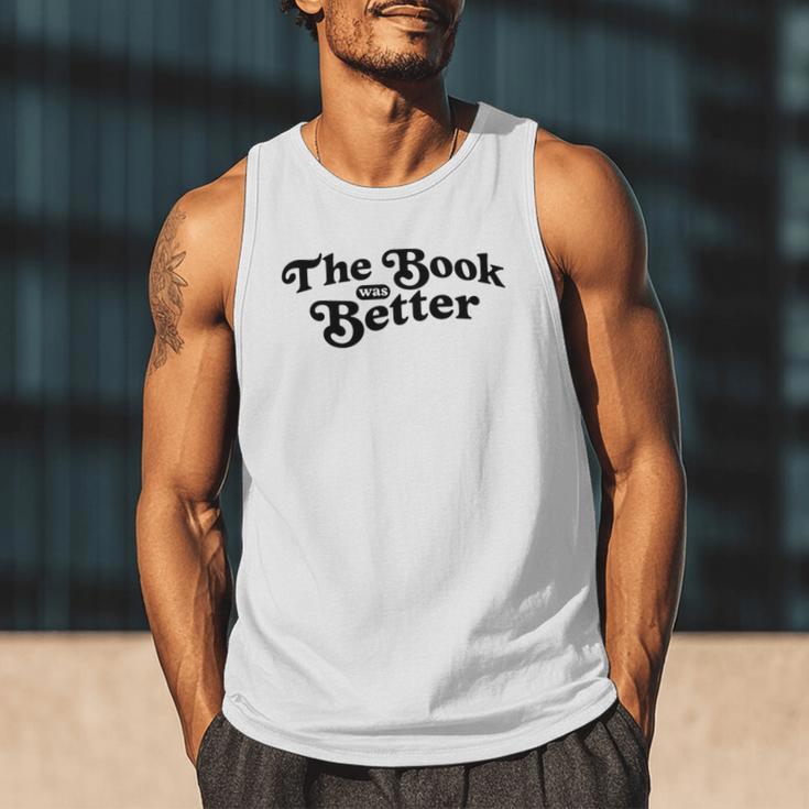 The Book Was Better Book Lover Reading Premium Tri-Blend Men Tank Top