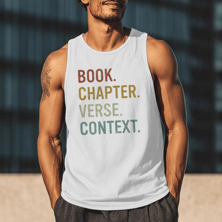 Book Chapter Verse Christian Bible Reformed Theology Men Tank Top