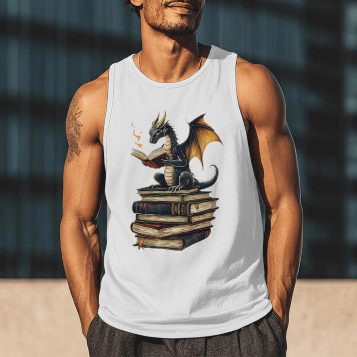 Book Dragon Men Tank Top