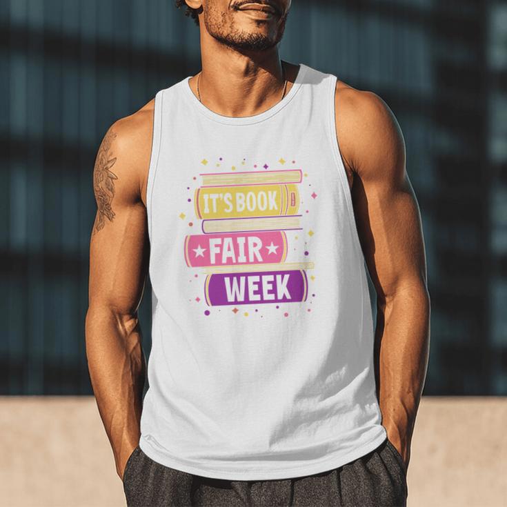 Book Fair Bookworm Library Its Book Fair Week Men Tank Top