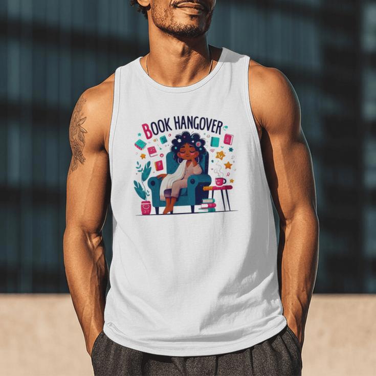 Book Lover Graphic Tee Book Hangover Premium Tri-Blend Men Tank Top