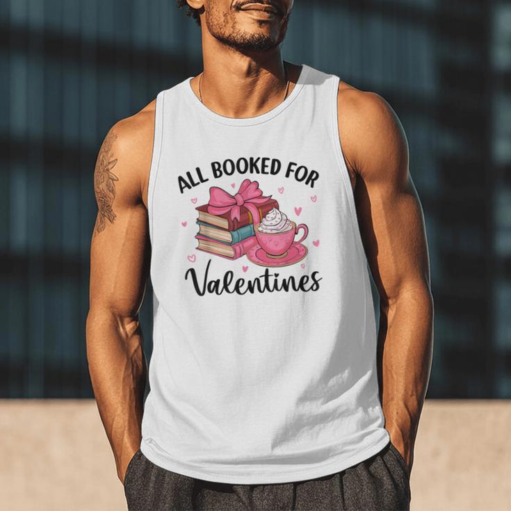 All Booked For Valentine Teacher Valentines Day Book Lover Men Tank Top All Booked For Valentine Teacher Valentines Day Book Lover Men Tank Top