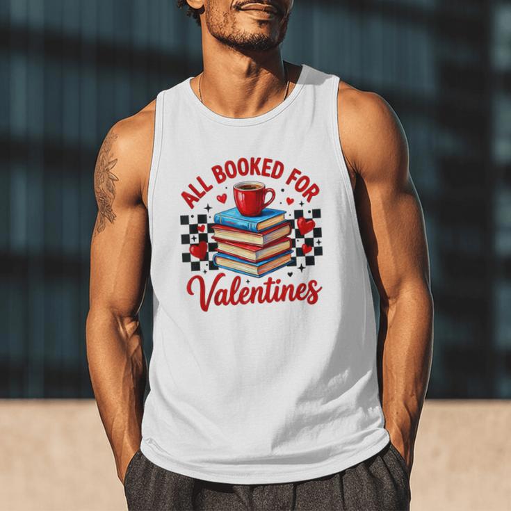All Booked For Valentines Book Lovers Teacher Student Men Tank Top