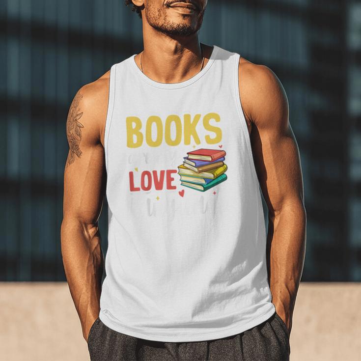 Books Are My Love Language Stack Men Tank Top