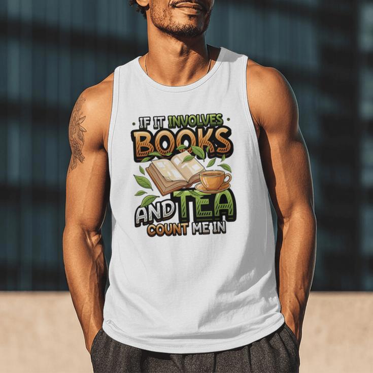 Bookworm If It Involves Books And Tea Lover Reading Premium Tri-Blend Men Tank Top Bookworm If It Involves Books And Tea Lover Reading Premium Tri-Blend Men Tank Top