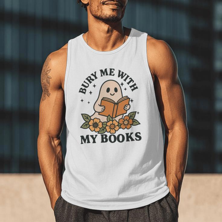 Bury Me With My Books Ghost Tee Men Tank Top