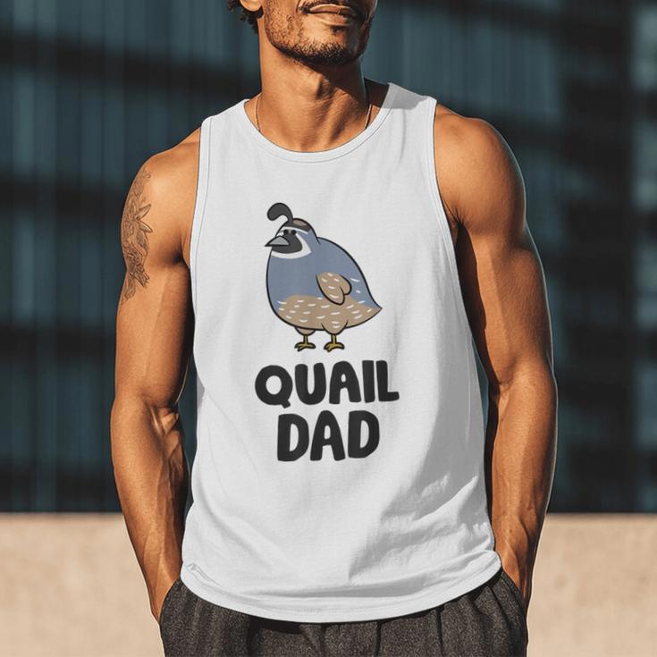 California Quail Bird Dad Quail Dad Men Tank Top