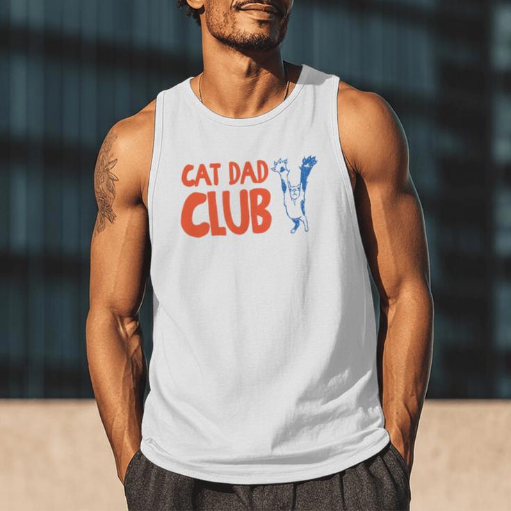 Cat Dad Club Life Is Better With Cats Father's Day 2 Sided Men Tank Top