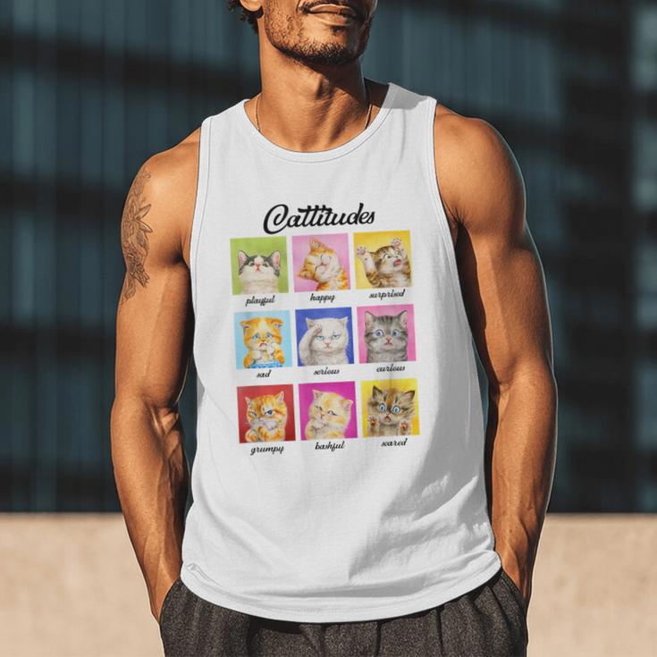 Cat Lover Cat Mom Cat Dad Crazy Cat Lady Cattitudes Men Tank Top