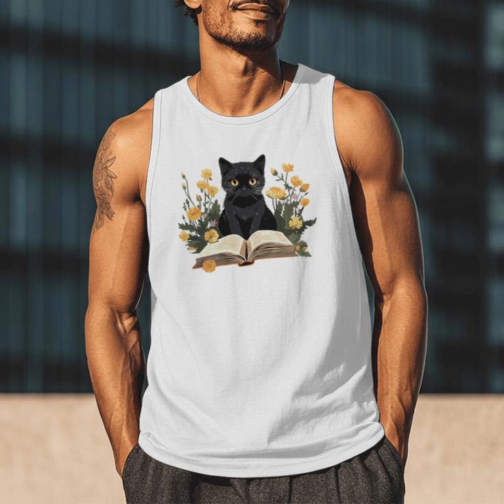 Cat Shirts For Women Book Lover Shirt Cute Cat And Book Premium Tri-Blend Men Tank Top Cat Shirts For Women Book Lover Shirt Cute Cat And Book Premium Tri-Blend Men Tank Top